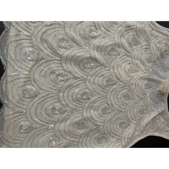 NEW Lucy & Laurel Beaded net mermaid tank Top blouse S PARTY FESTIVAL DAINTY - Picture 13 of 16